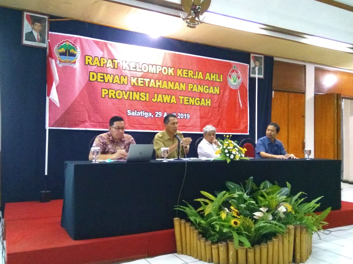 Rapat Pokja Ahli Dewan Ketahanan Pangan Provinsi Jawa Tengah